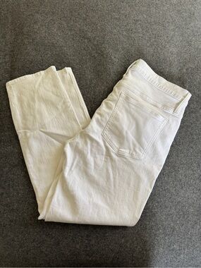 J. Crew Vintage Straight White Jeans